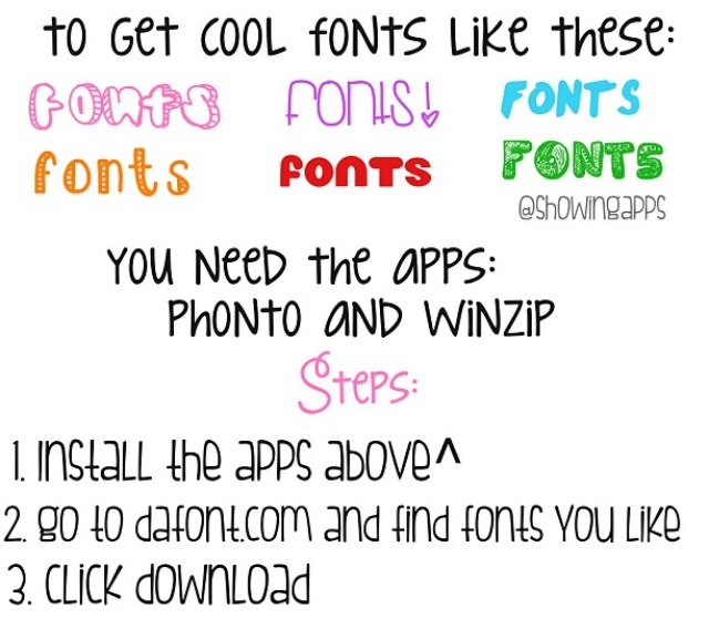 ALL FONTS PLEASE!