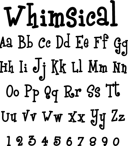 Help Where I Can Obtain A Font Called Whimsical Forum Dafont Com