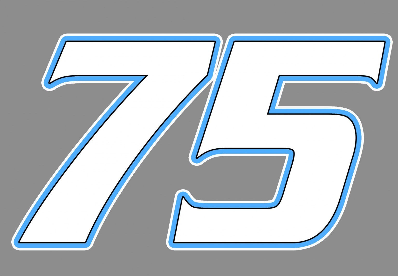 Racing Number Fonts 7