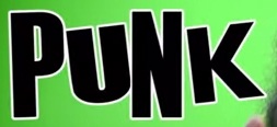 font of "PUNK"