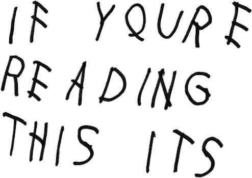 Drake If Youre Reading This Its Too Late Ovo - Forum | Dafont.com