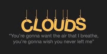 "Clouds" font?
