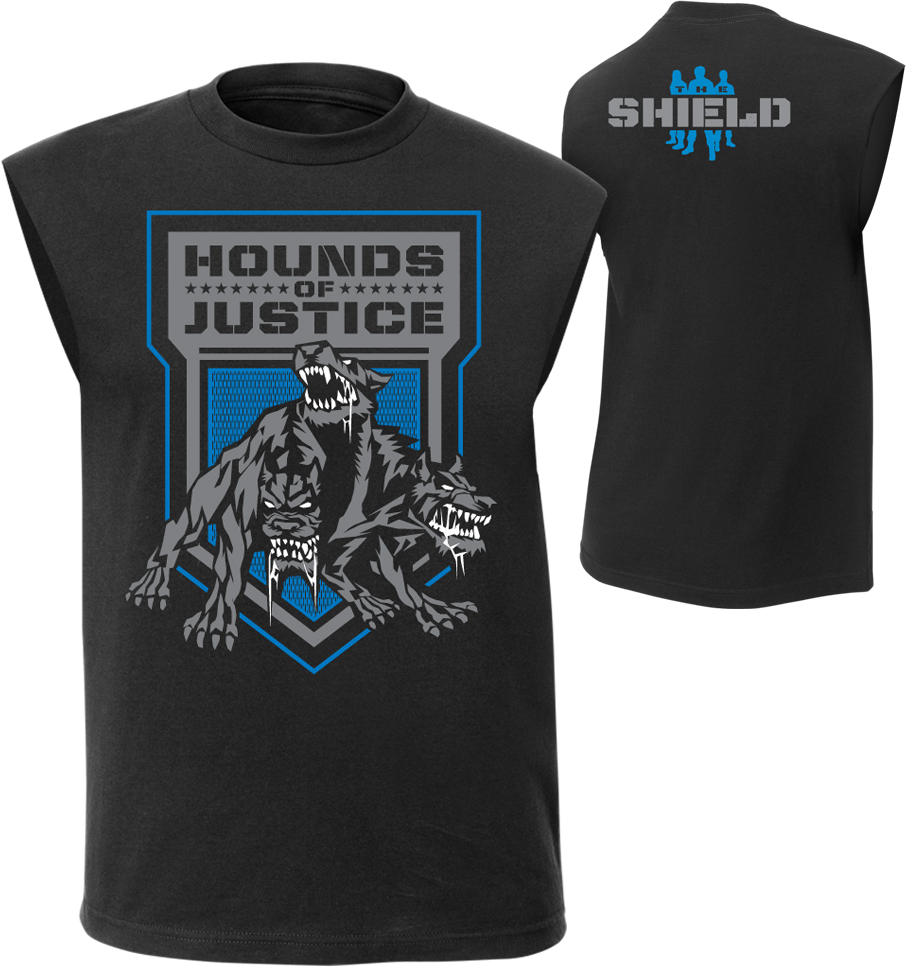 WWE Shield T-Shirt Font.