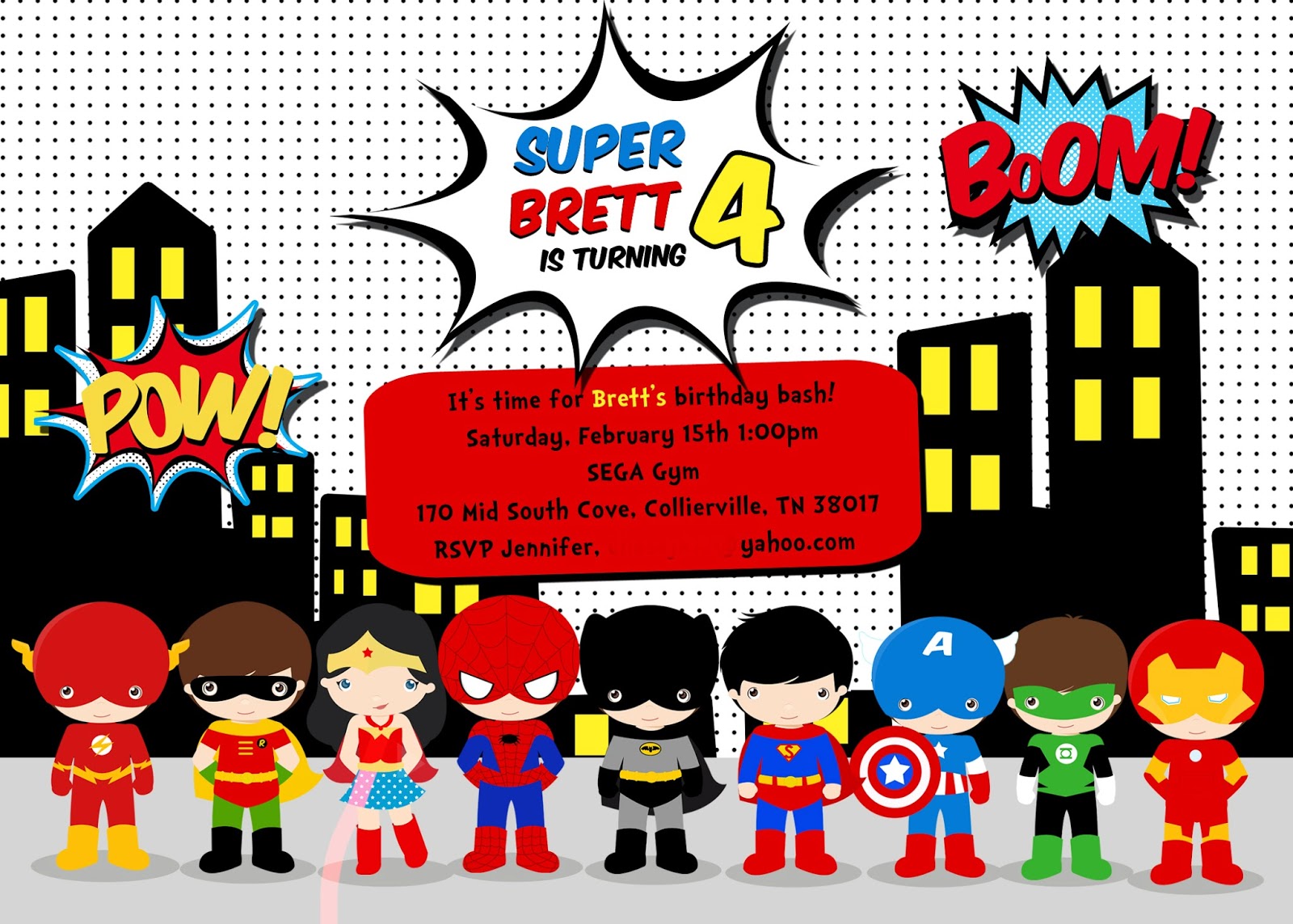 Can you Help Identify the Font For My Nephews Birthday!!! - forum Pertaining To Superhero Birthday Card Template