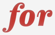 'For' font?