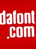 What font does dafont.com logo use?