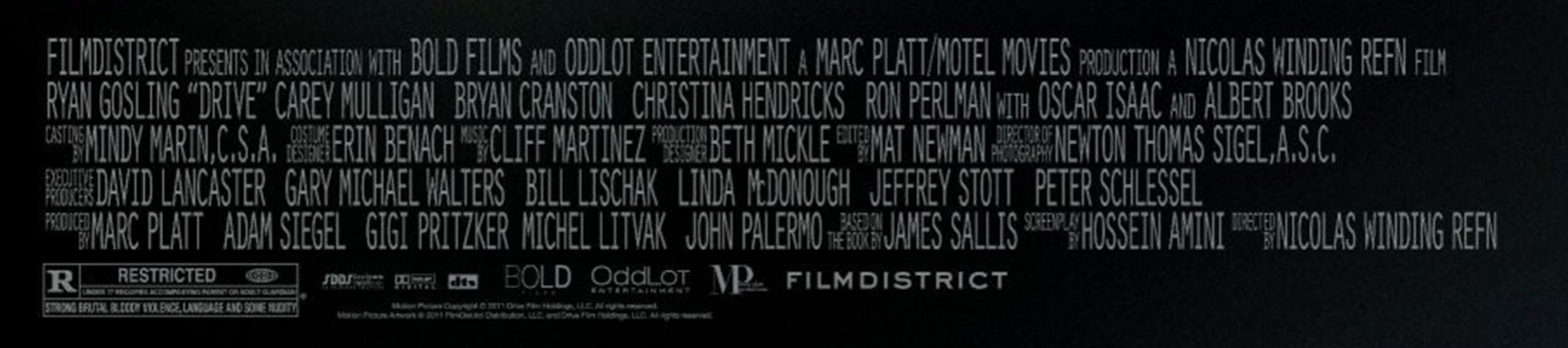 Movie Credits Font