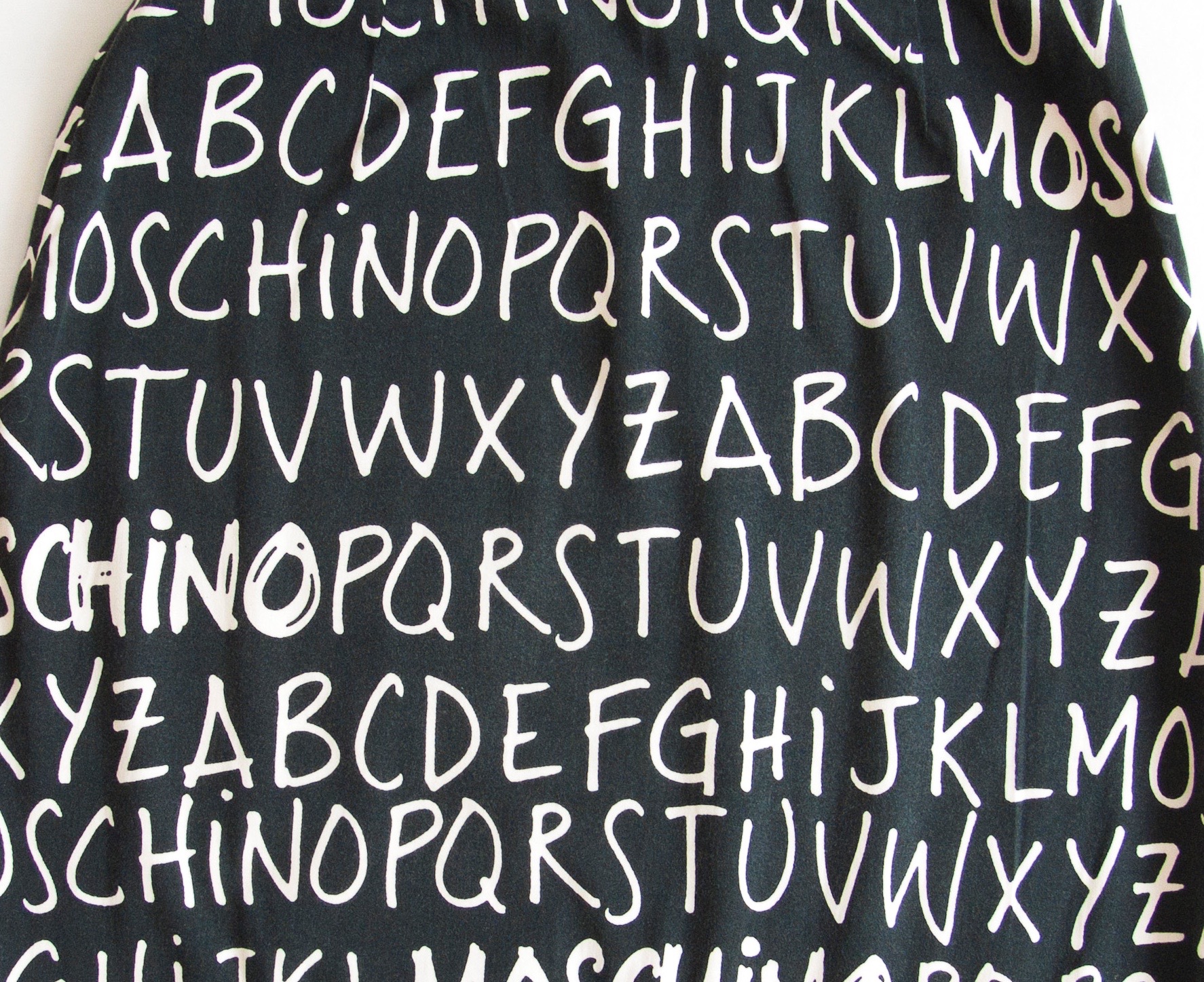 moschino alphabet