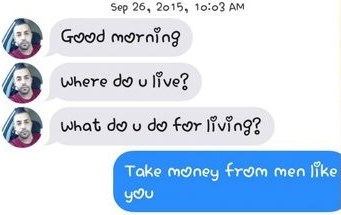 The chat message font in this