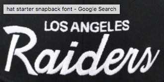 Looking For Old Los Angeles Raiders Font Forum Dafont Com