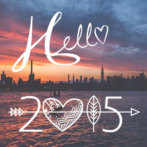 hello 2015 name font