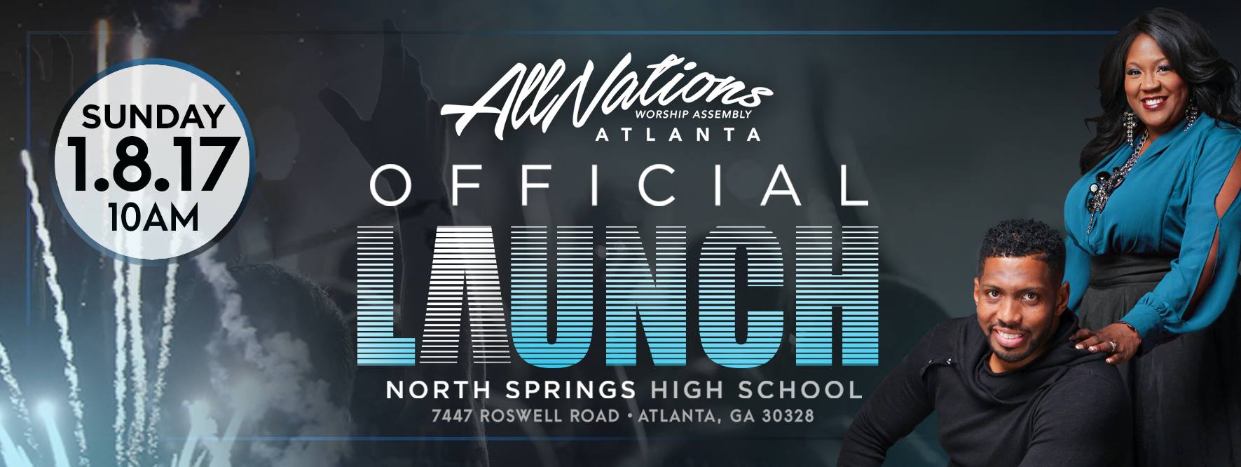 What font is the "LAUNCH" in this graphic?