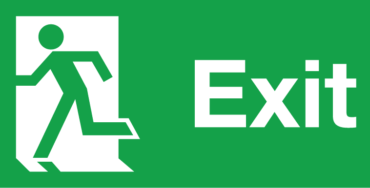"Exit" font, please? :D