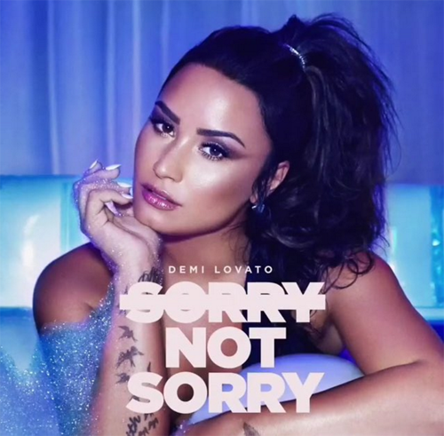 Demi Lovato - Sorry Not Sorry font?
