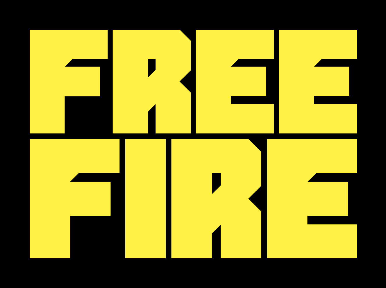 Fonte de Free Fire