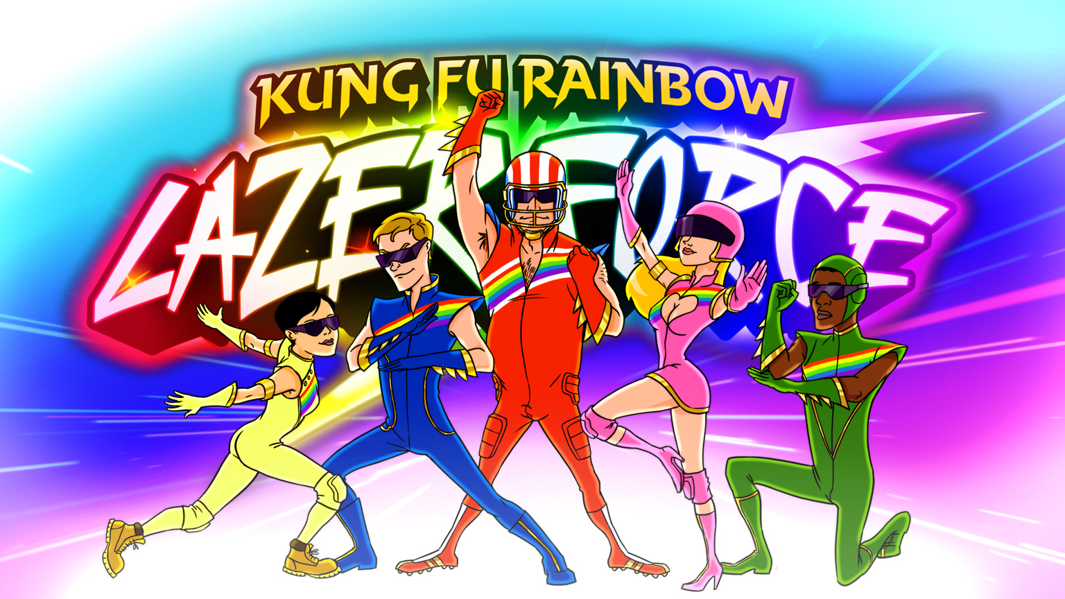 Gta 5 kung fu rainbow lazer force (120) фото