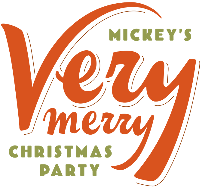 Mickey's Very Merry Christmas  Party Logo fonts