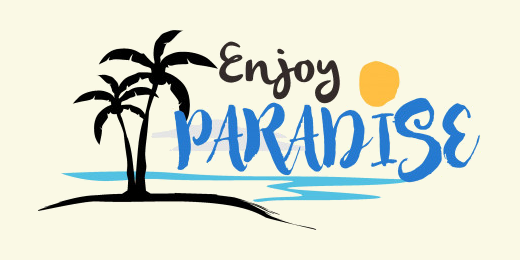 What font is... word "Paradise" ?