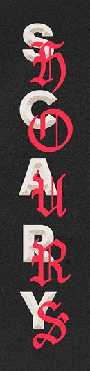 Drake "Scary Hours" Font?