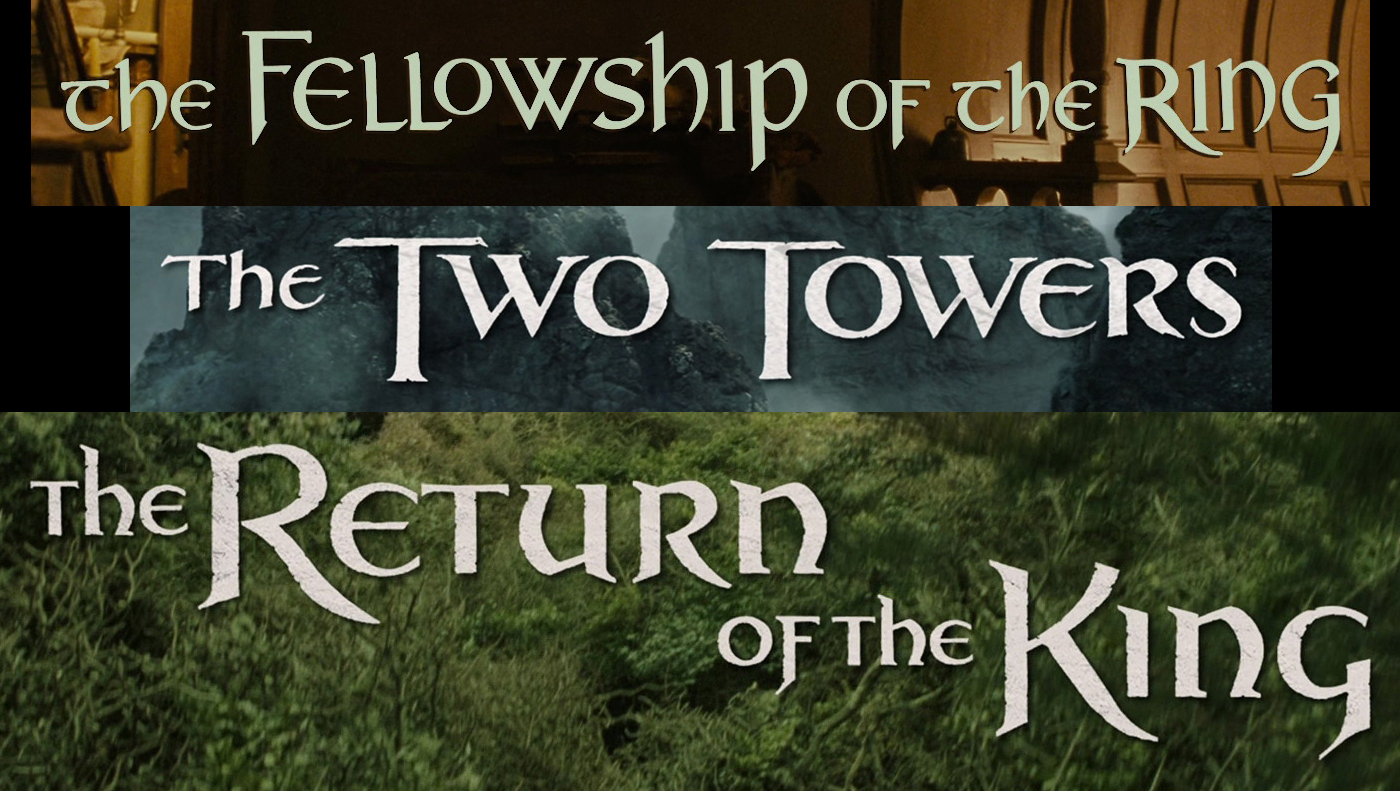 The Lord of the Rings - Title Screens