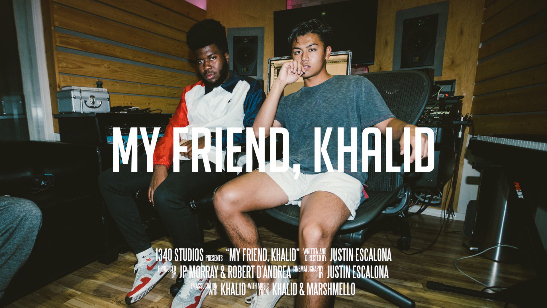 Khalid and Justin Escalona font