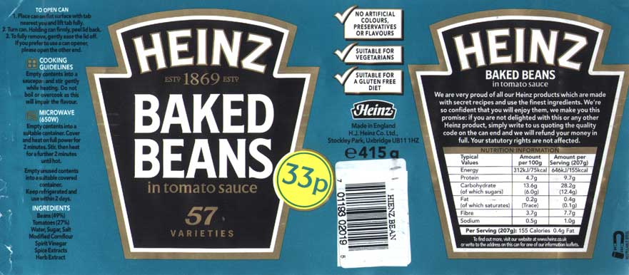 Heinz Baked Beans Forum Dafont Com