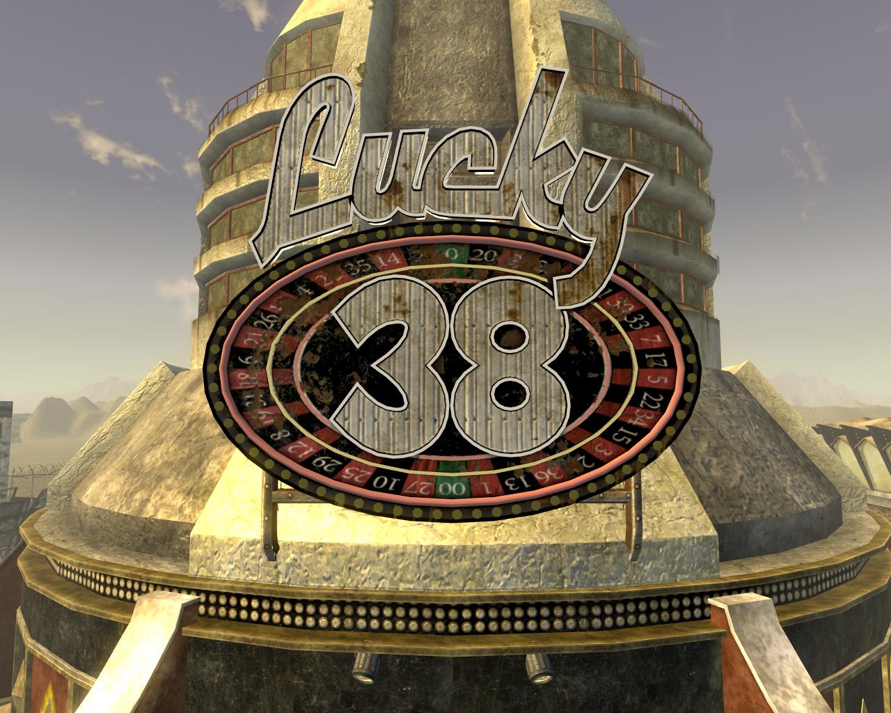 Fallout New Vegas - Lucky 38 font.