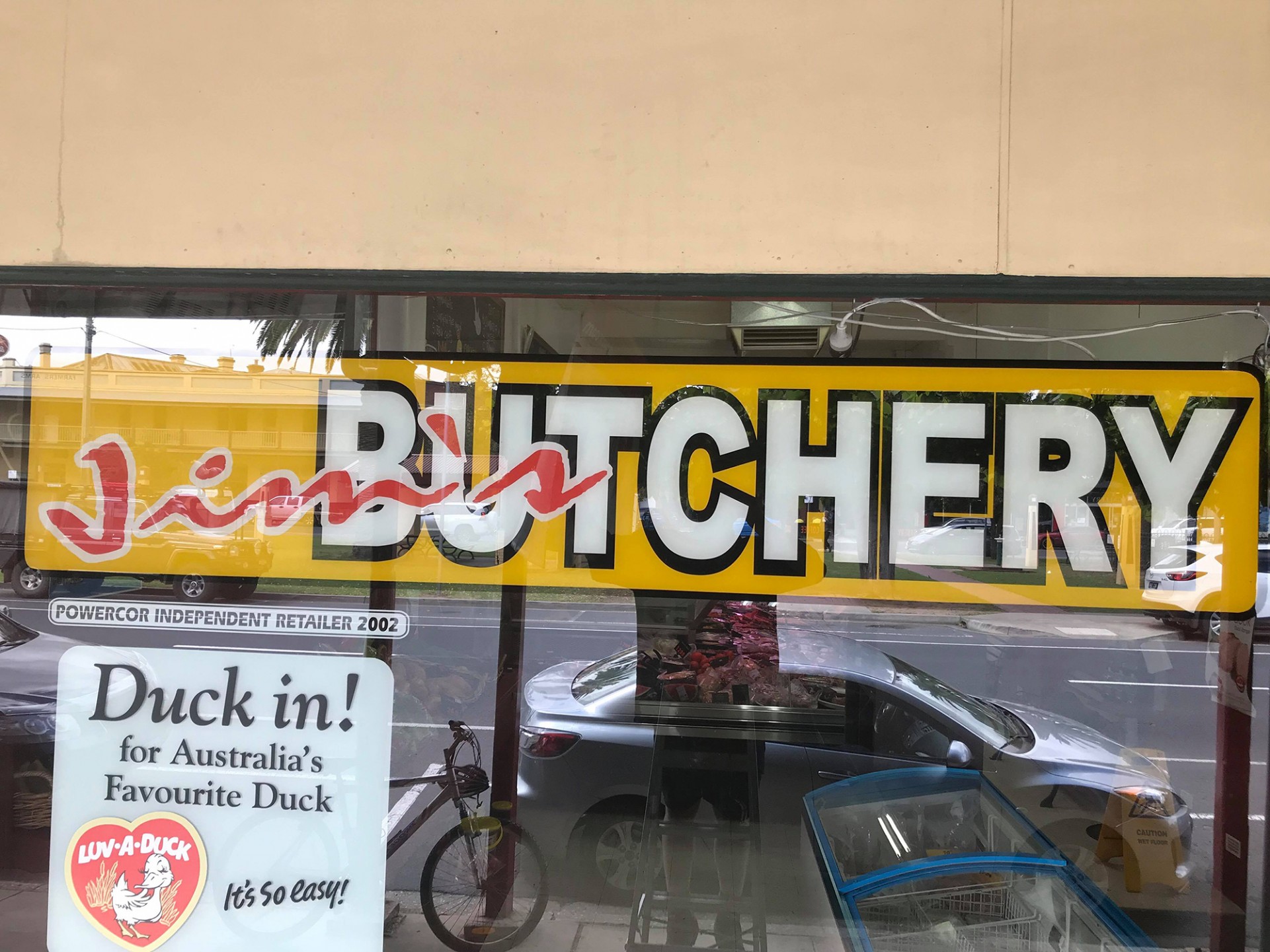 both fonts please jims butchery