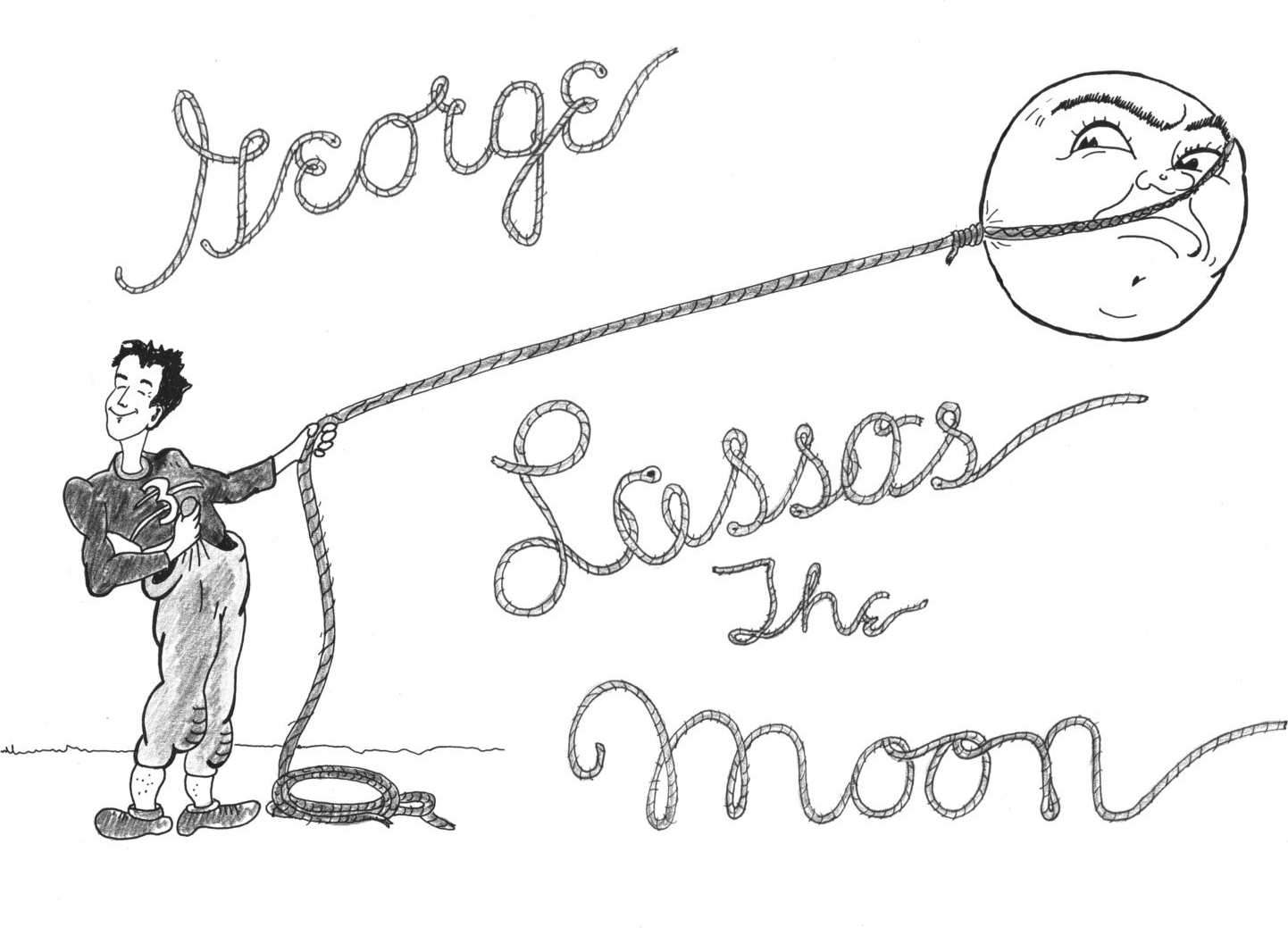 George lasso's the moon- It's a wonderful life.