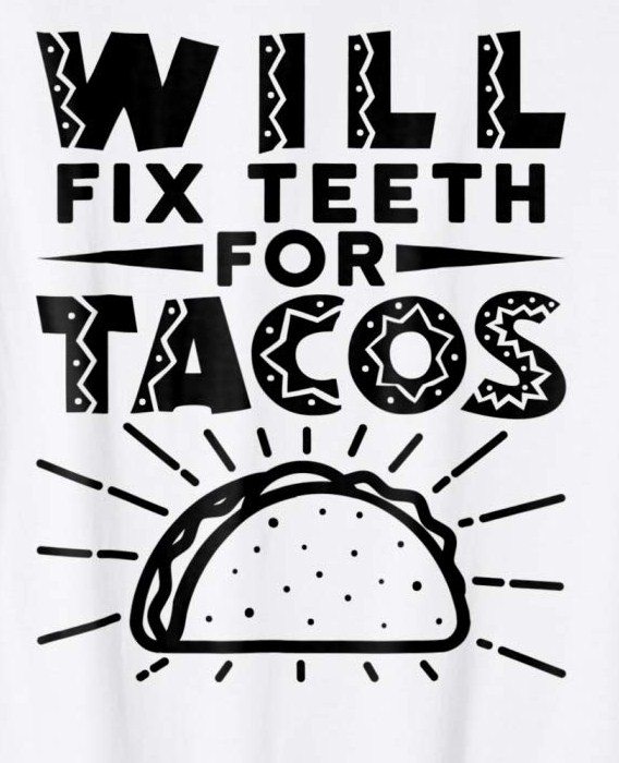 Will Fix for teeth Tacos Font.
