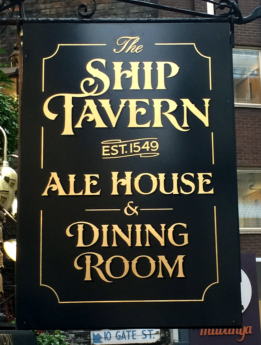 Ship Tavern font