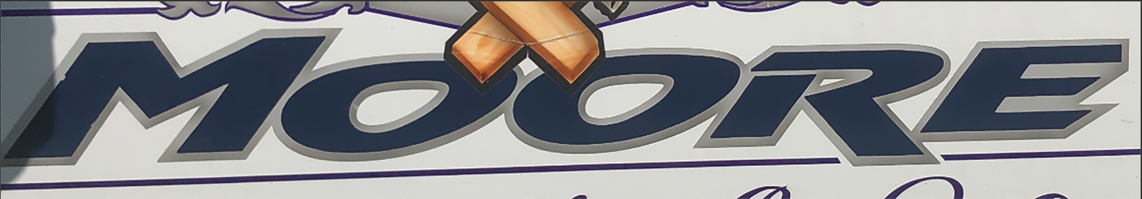 "MOORE" font