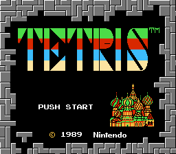Tetris font