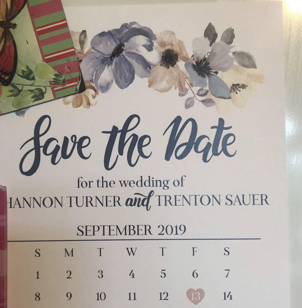 Can someone help identify Save the Date.  Thank you for your help.