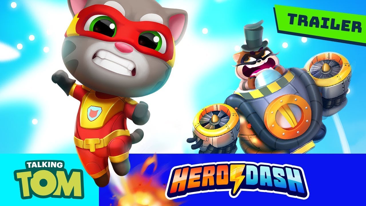 JOGO GATO TOM HERO DASH - My Talking Tom Hero Dash - Família Rocha