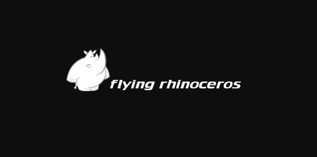Flying Rhinoceros font 2