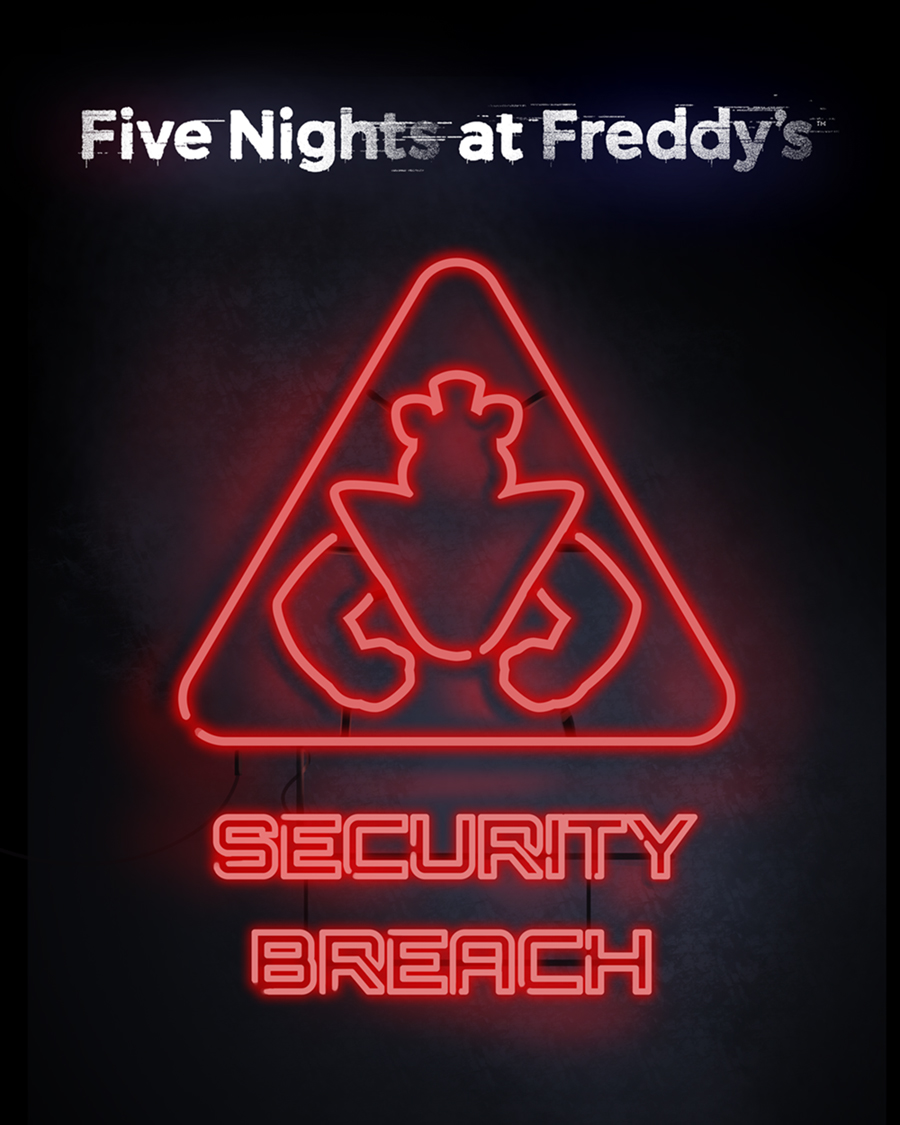 FNaF Security Breach teaser font