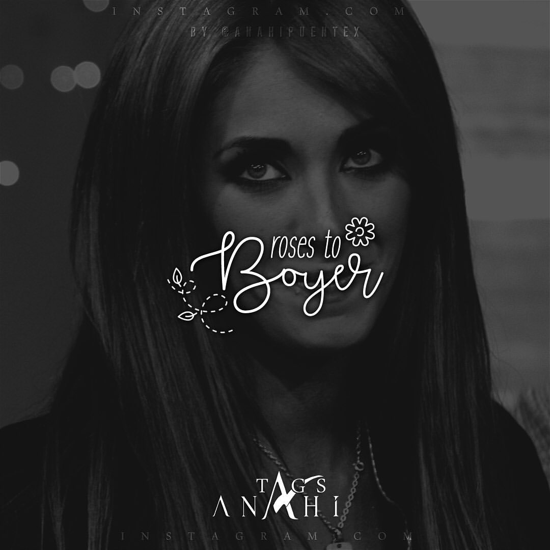 font "roses to y boyer" please
