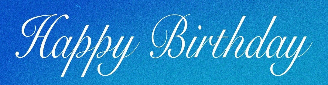 Happy Birthday font