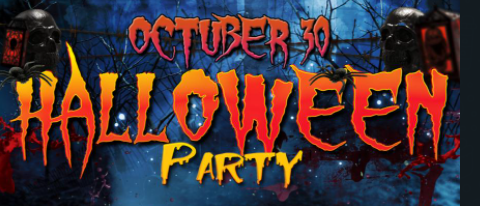 October 30 Halloween Party font