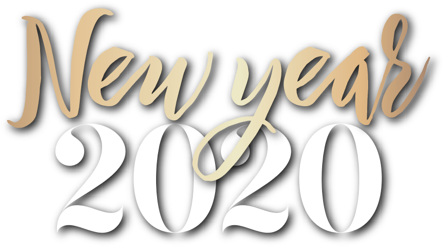 new year & 2020 fonts