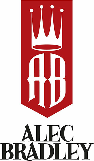 Does anyone happen to know what type of FONT they used for both. Alec Bradley, And The AB under the crown.