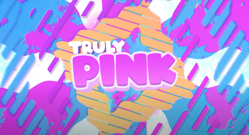 Truly Pink font