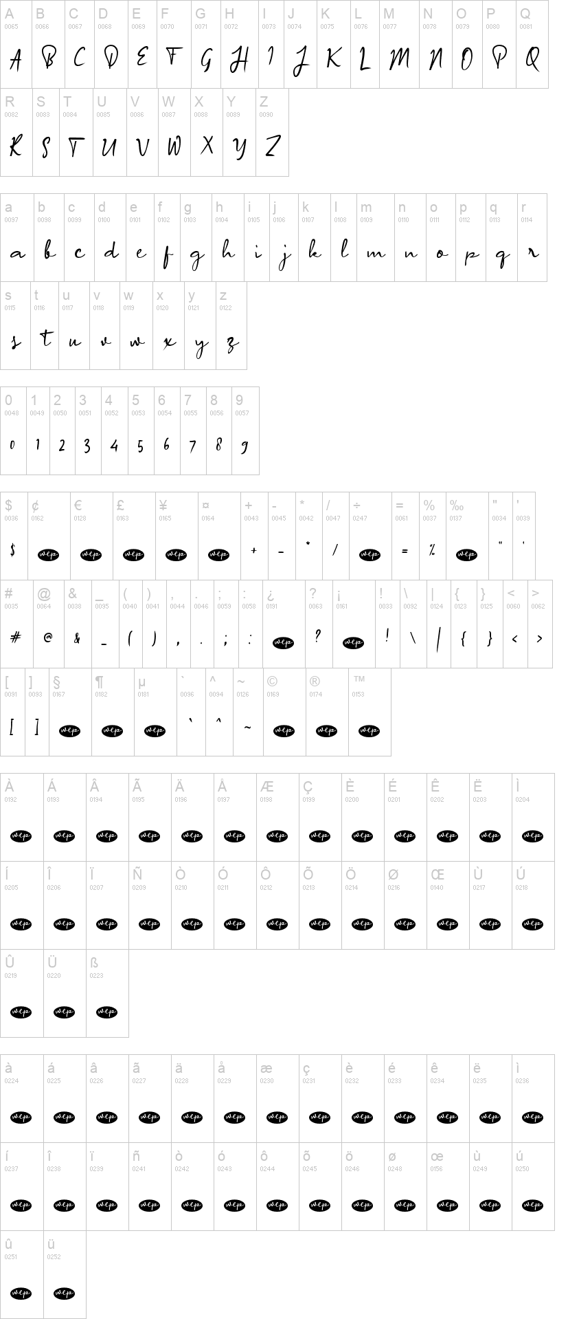 A Arrange Signature