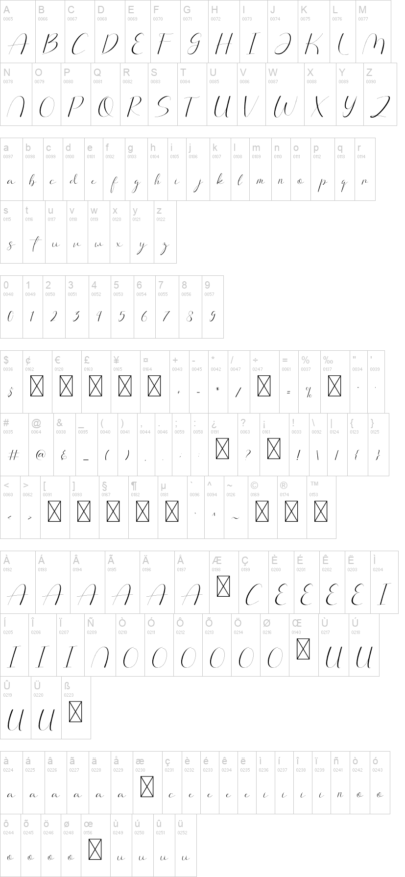Arlington Script Font