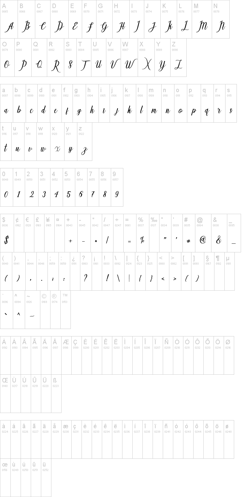 Callisa Script