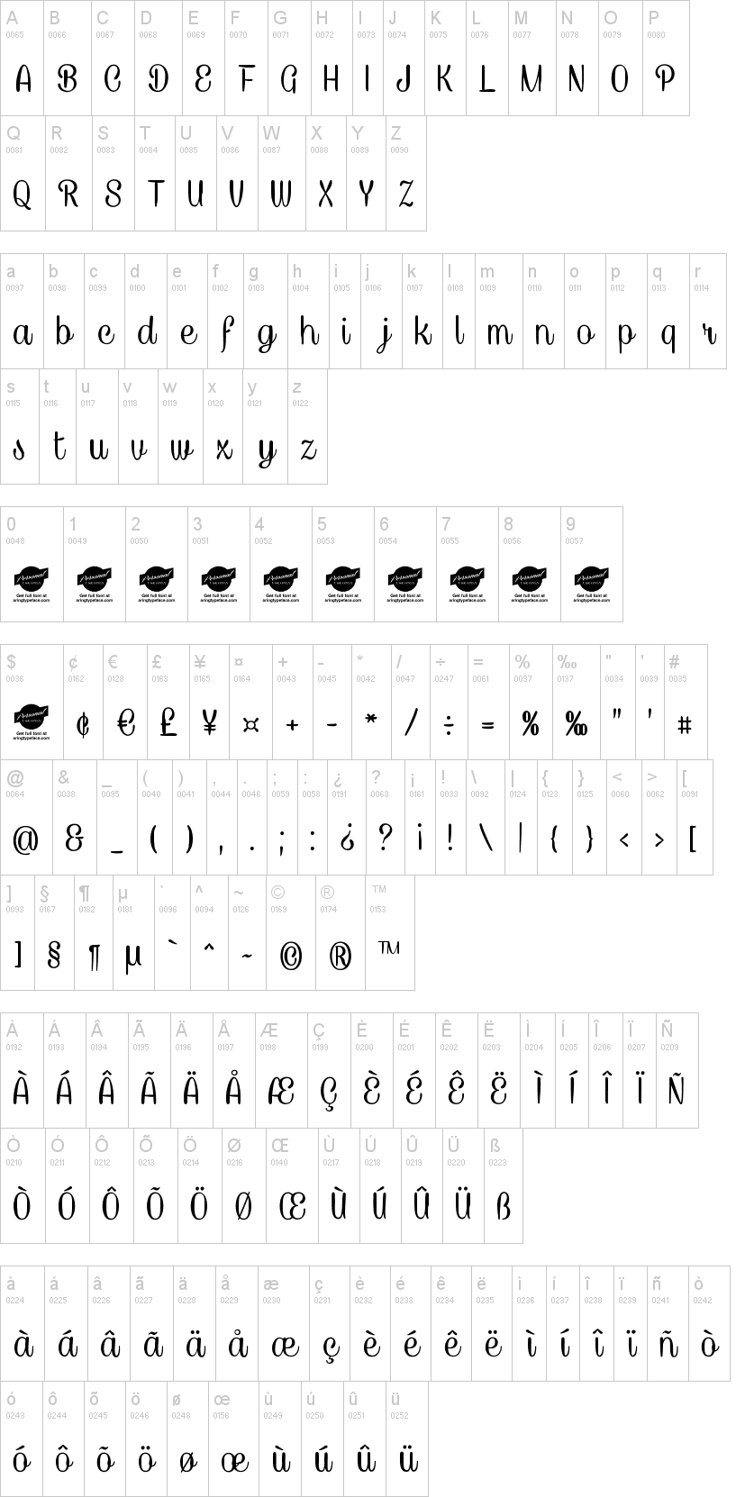 font caneletter script