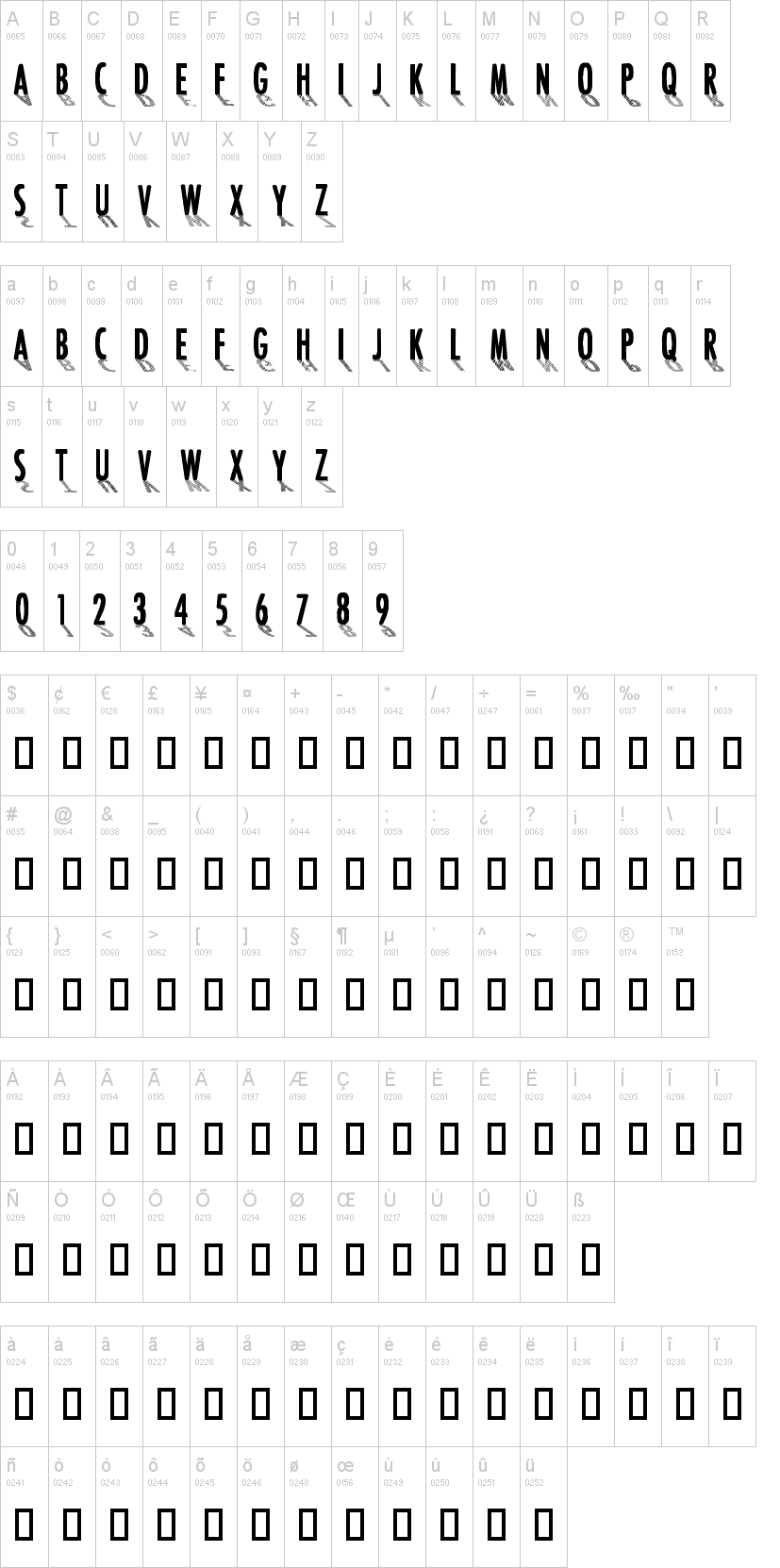 CF Font Shading