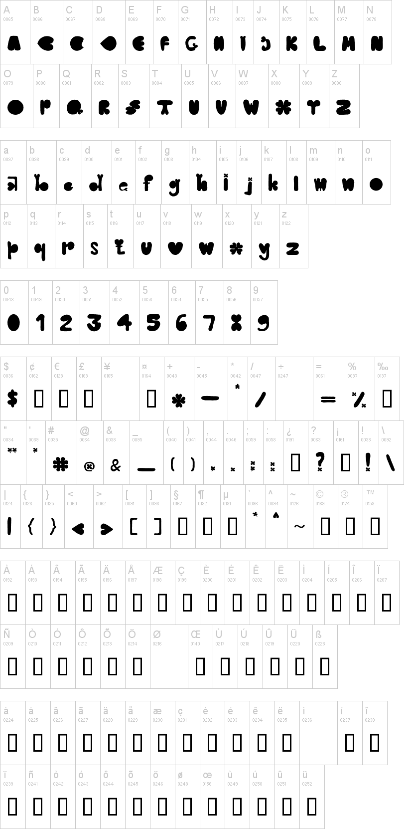 Clover Typeface
