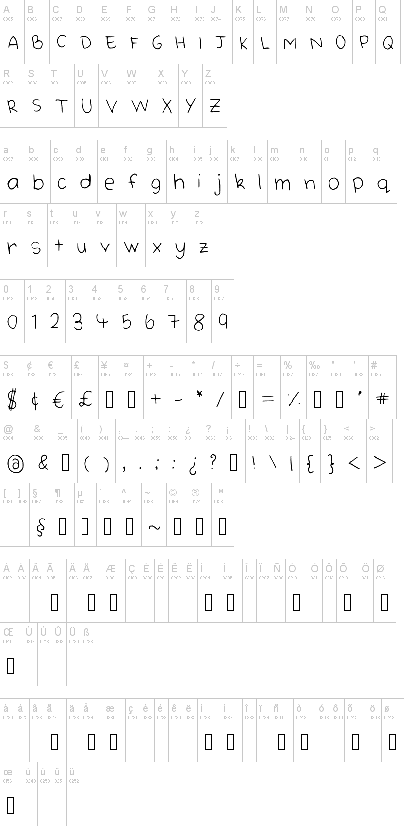 Cute Handwriting Font | dafont.com